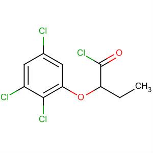 Butanoyl chloride, 2-(2,3,5-trichlorophenoxy)- molecular structure