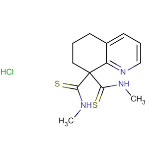 8,8(5H)-Quinolinedicarbothioamide, 6,7-dihydro-N,N'-dimethyl-,monohydrochloride