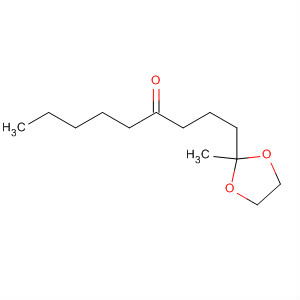 4-Nonanone, 1-(2-methyl-1,3-dioxolan-2-yl)- molecular structure