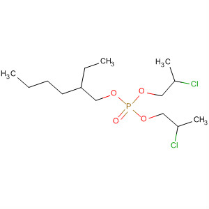 Phosphoric acid, bis(2-chloropropyl) 2-ethylhexyl ester molecular structure