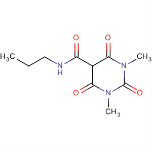 5-Pyrimidinecarboxamide,hexahydro-1,3-dimethyl-2,4,6-trioxo-N-propyl- molecular structure