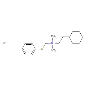 Ethanaminium, 2-cyclohexylidene-N,N-dimethyl-N-[(phenylthio)methyl]-,bromide