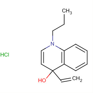 4-Quinolinol, 4-ethenyldecahydro-1-propyl-, hydrochloride