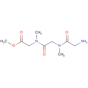 Glycine, N-(N-glycyl-N-methylglycyl)-N-methyl-, methyl ester molecular structure