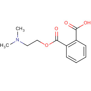 1,2-Benzenedicarboxylic acid, mono[2-(dimethylamino)ethyl] ester molecular structure