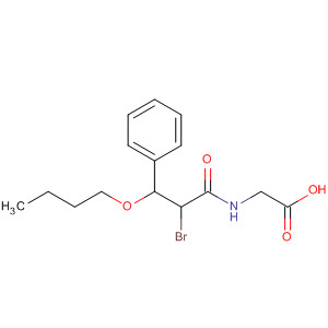 Glycine, N-(2-bromo-3-butoxy-1-oxo-3-phenylpropyl)-