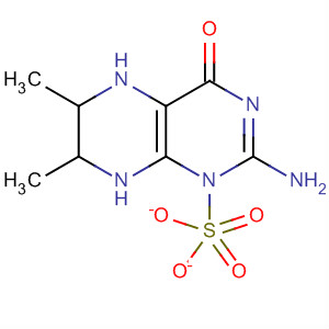 4(1H)-Pteridinone, 2-amino-5,6,7,8-tetrahydro-6,7-dimethyl-, sulfate molecular structure