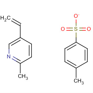 Pyridine, 5-ethenyl-2-methyl-, 4-methylbenzenesulfonate molecular structure