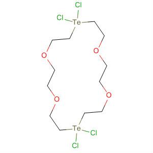 1,4,10,13-Tetraoxa-7,16-ditelluracyclooctadecane,7,7,16,16-tetrachloro-7,7,16,16-tetrahydro- molecular structure