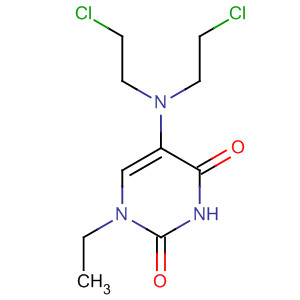 2,4(1H,3H)-Pyrimidinedione, 5-[bis(2-chloroethyl)amino]-1-ethyl-