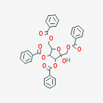 1,3,4,6-tetra-O-benzoylhex-2-ulofuranose molecular structure