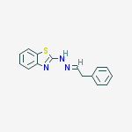 2-[(2E)-2-(2-phenylethylidene)hydrazinyl]-1,3-benzothiazole molecular structure