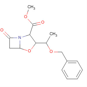 4-Oxa-1-azabicyclo[3.2.0]heptane-2-carboxylic acid,7-oxo-3-[1-(phenylmethoxy)ethyl]-, methyl ester