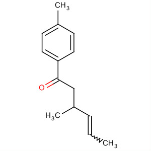 4-Hexen-1-one, 3-methyl-1-(4-methylphenyl)- molecular structure
