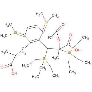 Propanoic acid, 3,3'-[1,4-phenylenebis(dimethylsilylene)]bis[2-methyl-,bis(triethylsilyl) ester