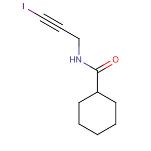 Cyclohexanecarboxamide, N-(3-iodo-2-propynyl)- molecular structure