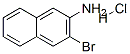 3-bromonaphthalen-2-amine hydrochloride molecular structure