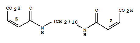 (2'Z)-4,4'-(decane-1,10-diyldiimino)bis(4-oxobut-2-enoic acid)