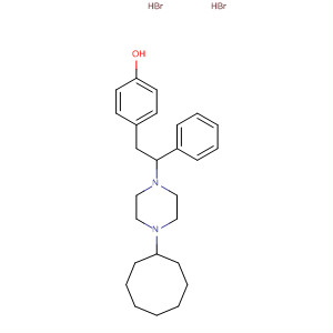 Phenol, 4-[2-(4-cyclooctyl-1-piperazinyl)-2-phenylethyl]-,dihydrobromide