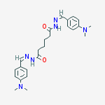 N'~1~-[4-(dimethylamino)benzylidene]-N'~6~-{(Z)-[4-(dimethylamino)phenyl]methylidene}hexanedihydrazide molecular structure
