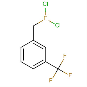 Benzene, 1-(dichlorofluoromethyl)-3-(trifluoromethyl)- molecular structure