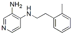 3-Amino-4-[[2-(o-tolyl)ethyl]amino]pyridine molecular structure