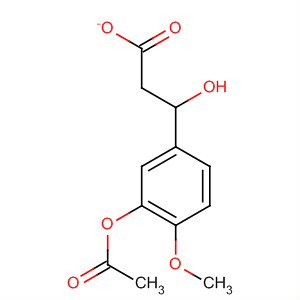 Benzenemethanol, 3-(acetyloxy)-4-methoxy-, acetate molecular structure