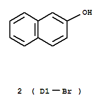 1,8-dibromonaphthalen-2-ol molecular structure