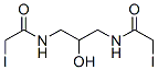 N,N-(2-Hydroxytrimethylene)bis(iodoacetamide) molecular structure