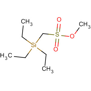 Methanesulfonic acid, (triethylsilyl)-, methyl ester molecular structure