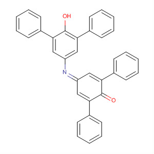 [1,1':3',1''-Terphenyl]-2'-yloxy,5'-[(4-oxo-3,5-diphenyl-2,5-cyclohexadien-1-ylidene)amino]- molecular structure