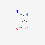 ACETONITRILE,(3-HYDROXY-4-OXO-2,5-CYCLOHEXADIEN-1-YLIDENE)-,(2Z)- molecular structure