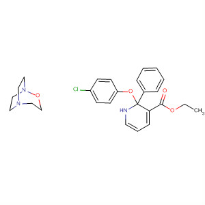 3-Pyridinecarboxylic acid,1-(4-chlorophenyl)-1,2-dihydro-6-[4-(2-hydroxyethyl)-1-piperazinyl]-2-oxo-4-phenyl-, ethyl ester