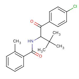Benzamide, N-[1-(4-chlorobenzoyl)-2,2-dimethylpropyl]-2-methyl- molecular structure