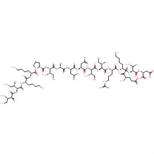 L-Asparagine,L-isoleucyl-L-isoleucyl-L-lysyl-L-lysyl-L-prolyl-L-isoleucyl-L-alanyl-L-leucyl-L-asparaginyl-L-isoleucyl-L-isoleucyl-L-arginyl-L-a-glutamyl-L-lysyl-L-valyl-