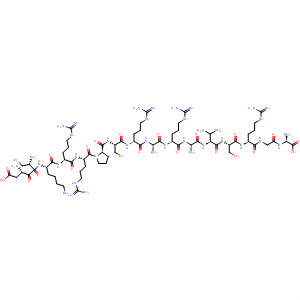 L-Alanine,L-a-aspartyl-L-cysteinyl-L-lysyl-L-arginyl-L-arginyl-L-prolyl-L-seryl-L-arginyl-L-alanyl-L-arginyl-L-alanyl-L-valyl-L-seryl-L-arginylglycyl- molecular structure