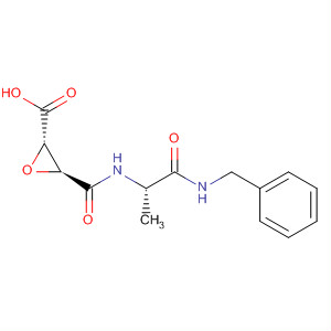 Oxiranecarboxylic acid,3-[[[(1S)-1-methyl-2-oxo-2-[(phenylmethyl)amino]ethyl]amino]carbonyl]-,(2S,3S)-
