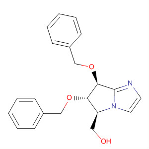 5H-Pyrrolo[1,2-a]imidazole-5-methanol,6,7-dihydro-6,7-bis(phenylmethoxy)-, (5S,6S,7S)- molecular structure