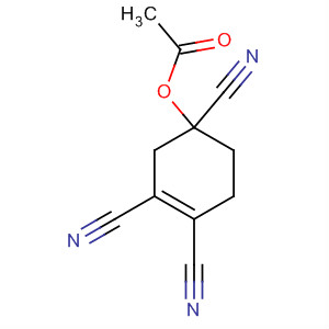 1-Cyclohexene-1,2,4-tricarbonitrile, 4-(acetyloxy)-
