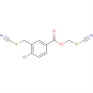 Benzoic acid, 4-chloro-3-(thiocyanatomethyl)-, thiocyanatomethyl ester