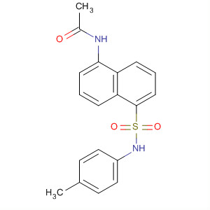 Acetamide, N-[5-[[(4-methylphenyl)amino]sulfonyl]-1-naphthalenyl]- molecular structure