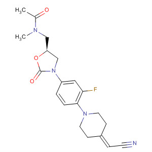 Acetamide,N-[[(5S)-3-[4-[4-(cyanomethylene)-1-piperidinyl]-3-fluorophenyl]-2-oxo-5-oxazolidinyl]methyl]-N-methyl-