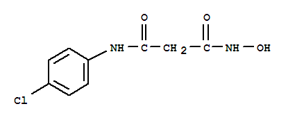 N-(4-chlorophenyl)-N'-hydroxypropanediamide molecular structure