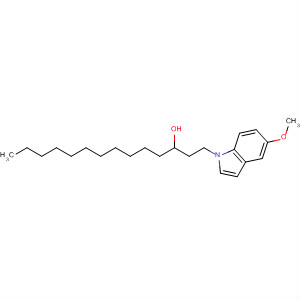 1H-Indole-3-tetradecanol, 5-methoxy- molecular structure