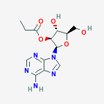 9-(2-O-propanoyl-beta-D-arabinofuranosyl)-9H-purin-6-amine