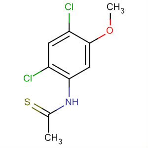 Ethanethioamide, N-(2,4-dichloro-5-methoxyphenyl)- molecular structure