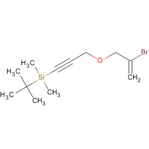 Silane,[3-[(2-bromo-2-propenyl)oxy]-1-propynyl](1,1-dimethylethyl)dimethyl- molecular structure