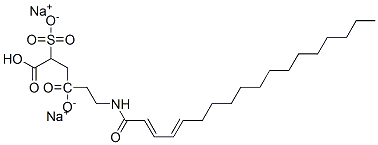 disodium 4-[2-[(1-oxooctadecadienyl)amino]ethyl] 2-sulphonatosuccinate