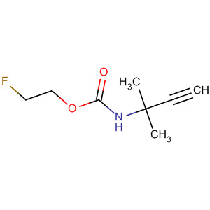 Carbamic acid, (1,1-dimethyl-2-propynyl)-, 2-fluoroethyl ester molecular structure