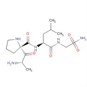 Glycinamide, b-alanyl-L-prolyl-L-leucyl- molecular structure